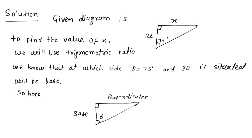 Trigonometry homework question answer, step 1, image 1